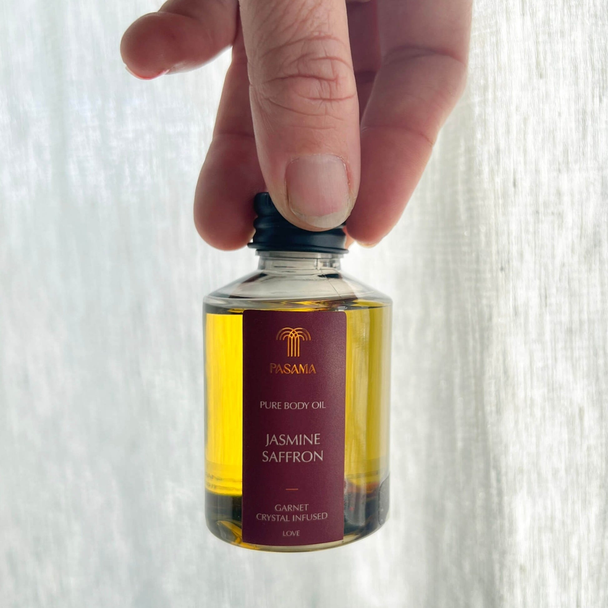 jasmine saffron body oil - travel size