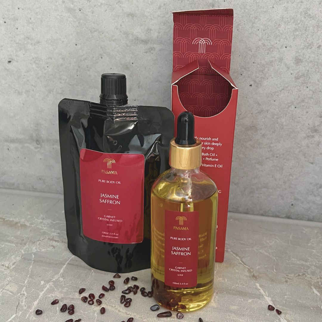 Refill Pouch - Jasmin Saffron Body Oil